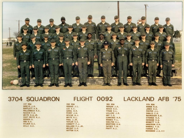 1975,LacklandAFB,Squadron 3704, Flight 0092