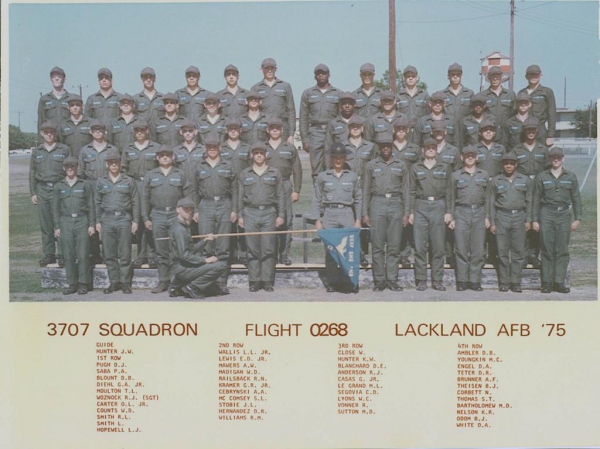1975,LacklandAFB,Squadron 3707, Flight 0268