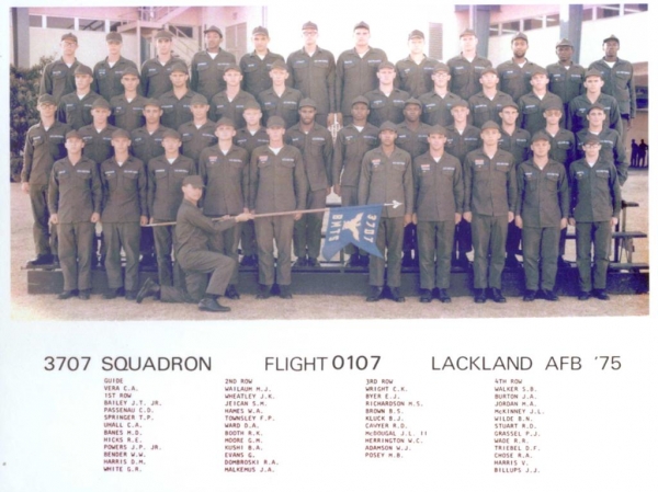 1975,LacklandAFB,Squadron 3707, Flight 0107