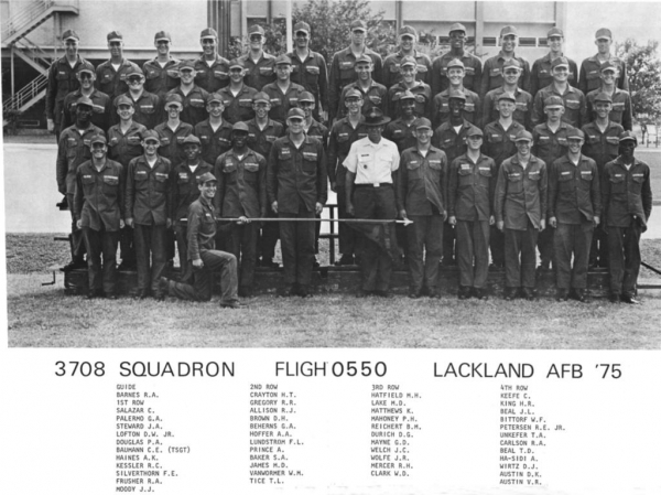 1975,LacklandAFB,Squadron 3708, Flight 0550