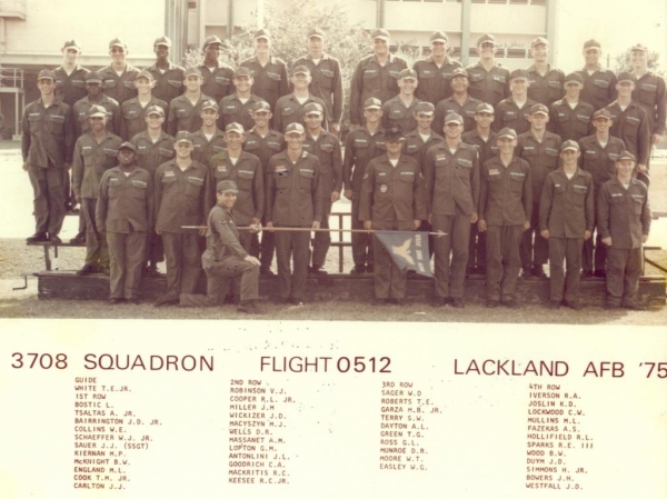 1975,LacklandAFB,Squadron 3708, Flight 0512