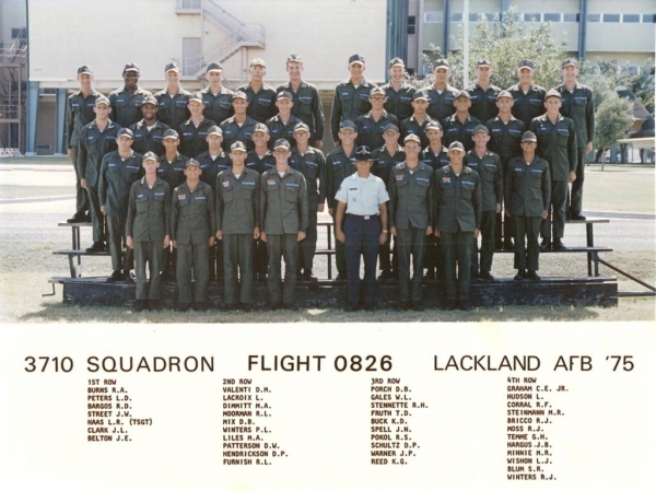 1975,LacklandAFB,Squadron 3710, Flight 0826