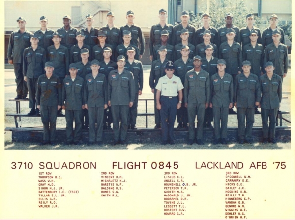 1975,LacklandAFB,Squadron 3710, Flight 0845