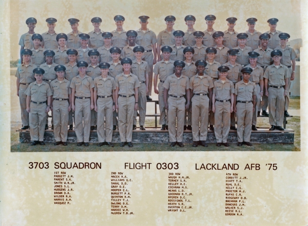 1975,Lackland AFB,Squadron 3703,Flight 0303