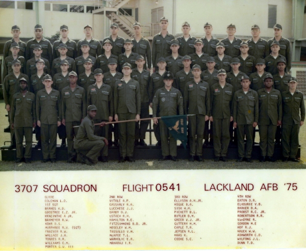 1975,Lackland AFB,Squadron 3707,Flight 0541
