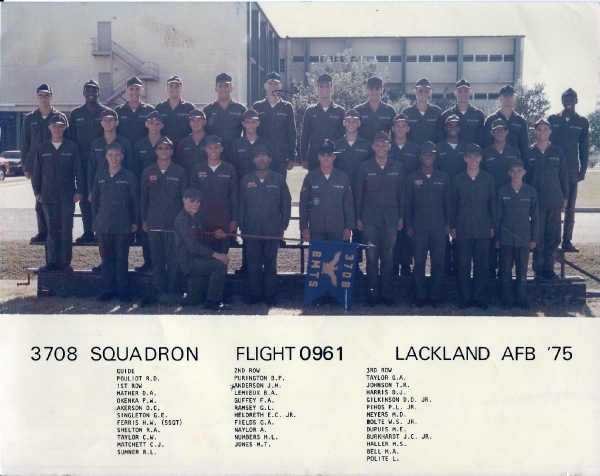1975,Lackland AFB,Squadron 3708,Flight 961