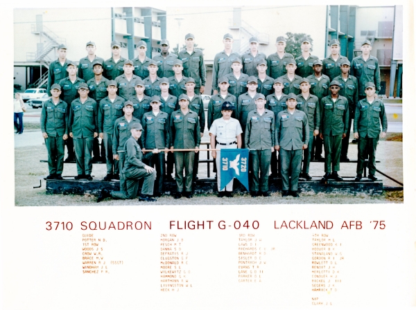 1975,Lackland AFB,Squadron 3710,Flight G-040