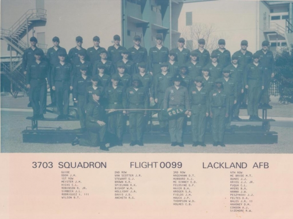 1976,LacklandAFB,Squadron 3703, Flight 0099