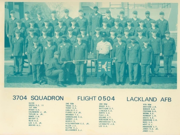 1976,LacklandAFB,Squadron 3704, Flight 0504