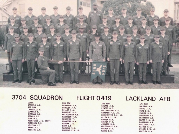 1976,LacklandAFB,Squadron 3704, Flight 0419