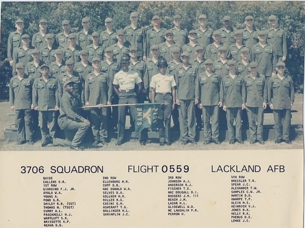 1976,LacklandAFB,Squadron 3706, Flight 0559