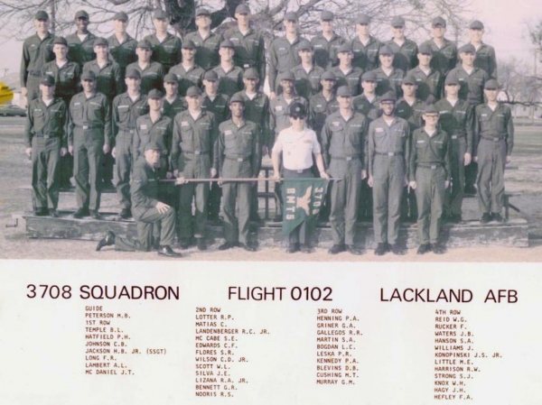1976,LacklandAFB,Squadron 3708, Flight 0102
