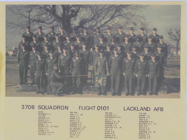1976,LacklandAFB,Squadron 3708, Flight 0101
