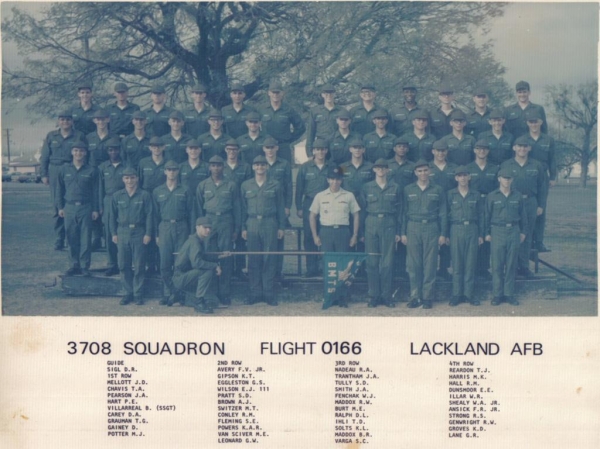 1976,LacklandAFB,Squadron 3708, Flight 0166