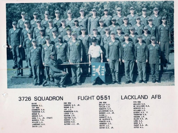 1976,LacklandAFB,Squadron 3726, Flight 0551