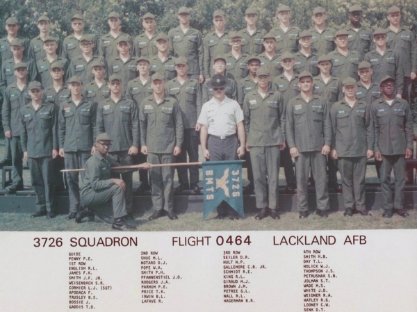 1976,LacklandAFB,Squadron 3726, Flight 0464