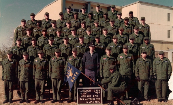 1977, Lackland AFB, Squadron 3704, Flight 727