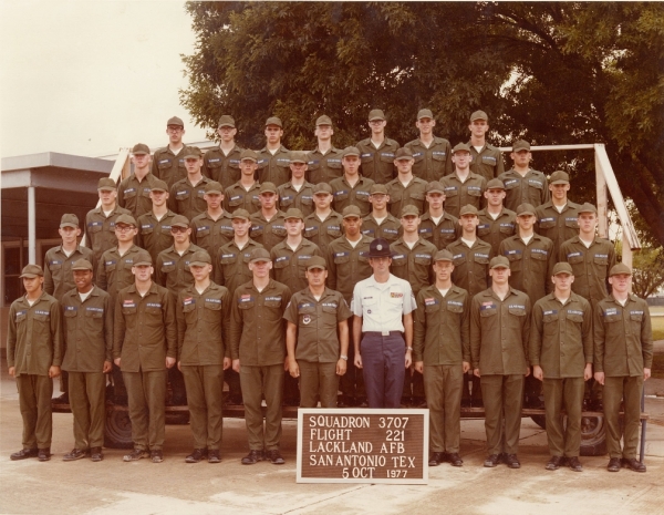 1977,Lackland AFB,Squadron 3707,Flight 221