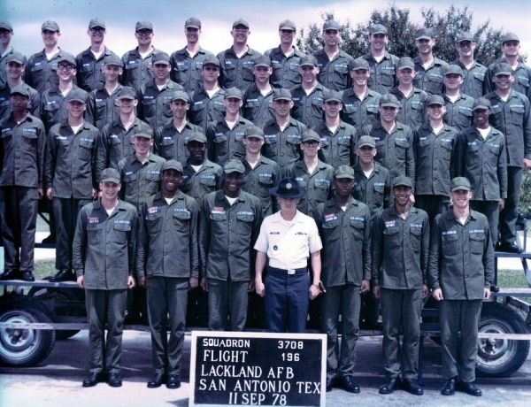 1978, Lackland AFB, Squadron 3708, Flight 196