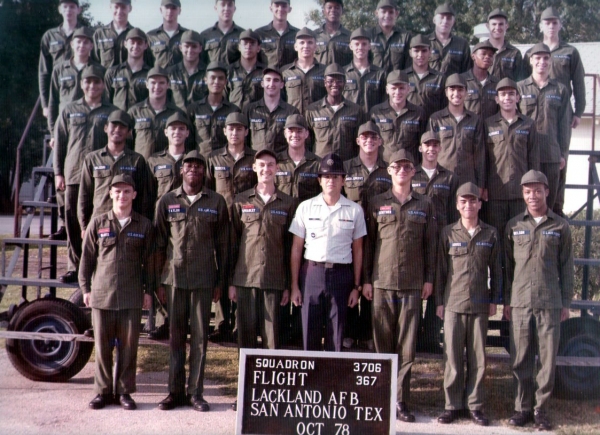 1978,Lackland AFB,Squadron 3706,Flight 367