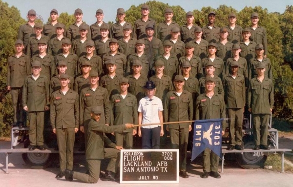 1980,Lackland AFB,Squadron 3703,Flight 006