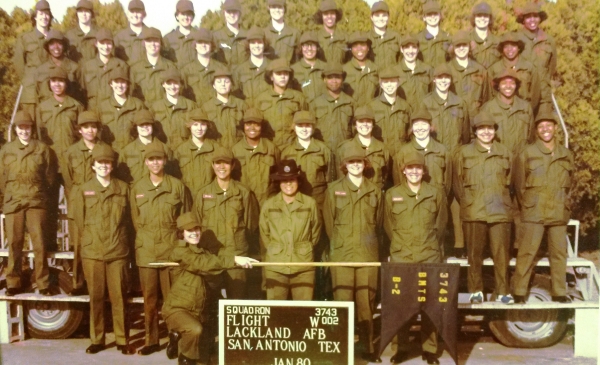 1980,Lackland AFB,Squadron 3743,Flight W002