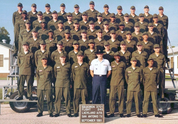 1981,LacklandAFB,Squadron 3701, Flight 245