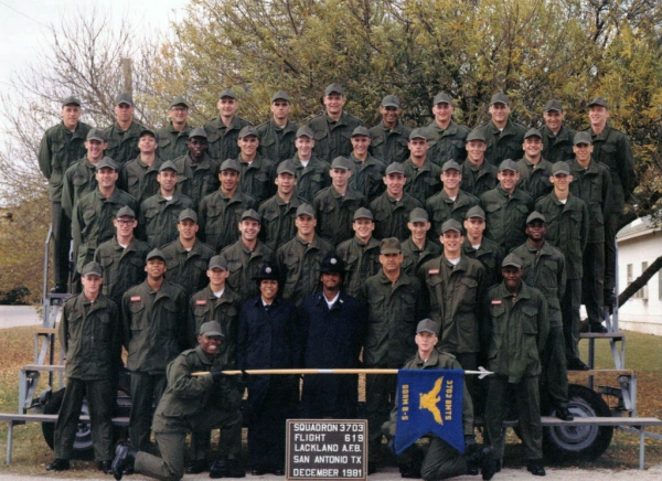 1981,LacklandAFB,Squadron 3703, Flight 619