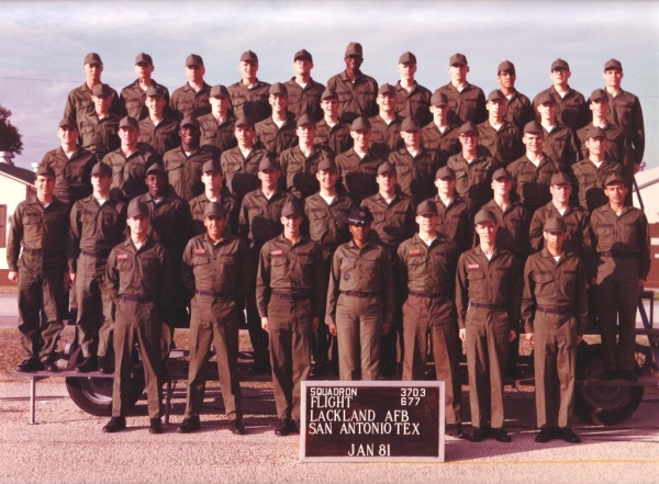 1981,LacklandAFB,Squadron 3703, Flight 677