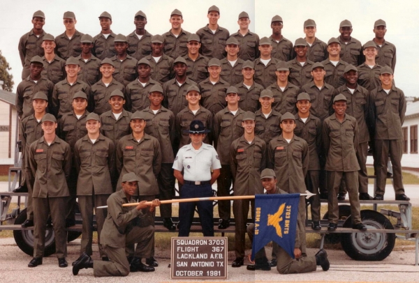 1981,LacklandAFB,Squadron 3703, Flight 367