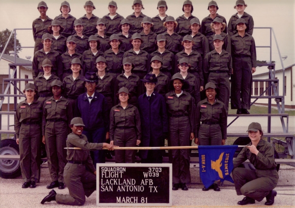 1981,LacklandAFB,Squadron 3703, Flight W-039