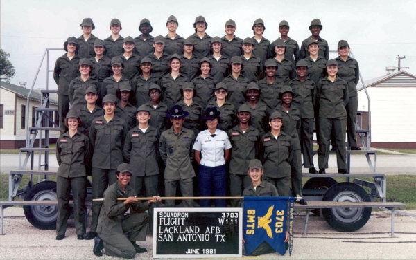 1981,LacklandAFB,Squadron 3703, Flight W-111