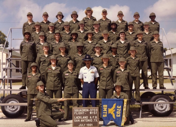1981,LacklandAFB,Squadron 3703, Flight W-151