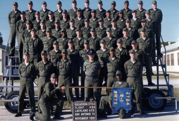 1981,LacklandAFB,Squadron 3704, Flight 496