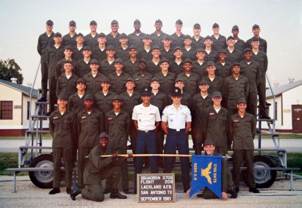 1981,LacklandAFB,Squadron 3706, Flight 208