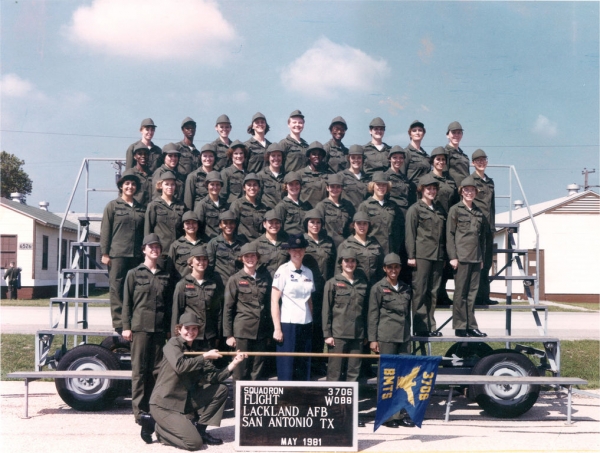 1981,LacklandAFB,Squadron 3706, Flight W-088