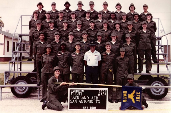 1981,LacklandAFB,Squadron 3707, Flight W-104