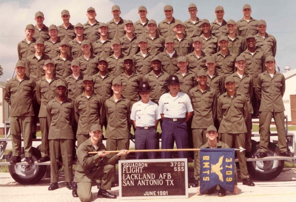 1981,LacklandAFB,Squadron 3709, Flight 555
