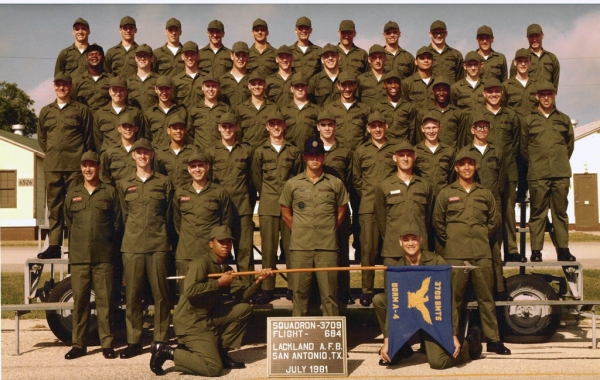 1981,LacklandAFB,Squadron 3709, Flight 684