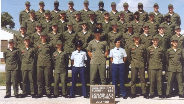 1981,LacklandAFB,Squadron 3711, Flight 686