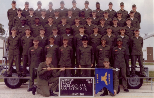 1981,LacklandAFB,Squadron 3711, Flight 584