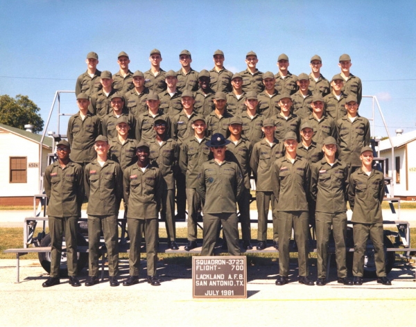 1981,LacklandAFB,Squadron 3723, Flight 700