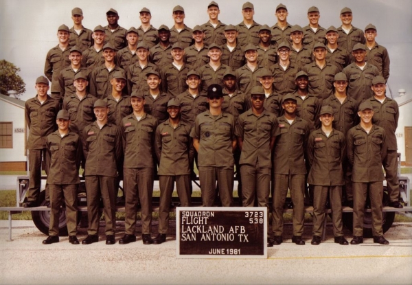 1981,LacklandAFB,Squadron 3723, Flight 538