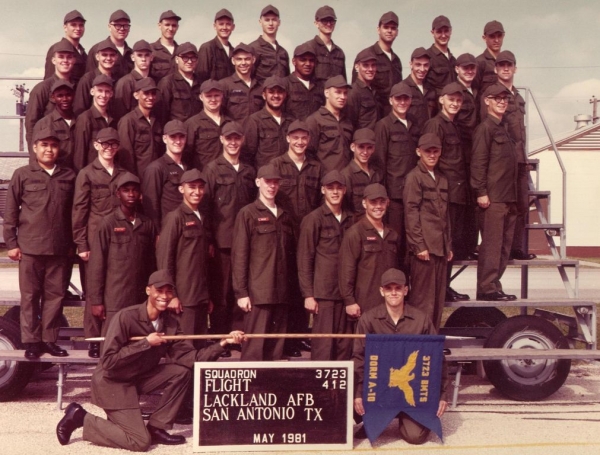 1981,LacklandAFB,Squadron 3723, Flight 412