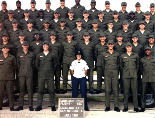 1981,LacklandAFB,Squadron 3743, Flight 667