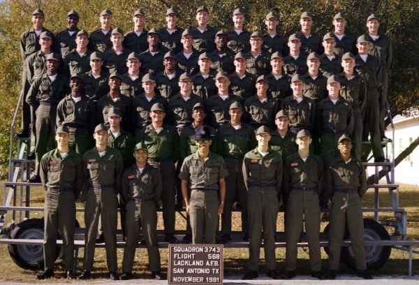 1981,LacklandAFB,Squadron 3743, Flight 568