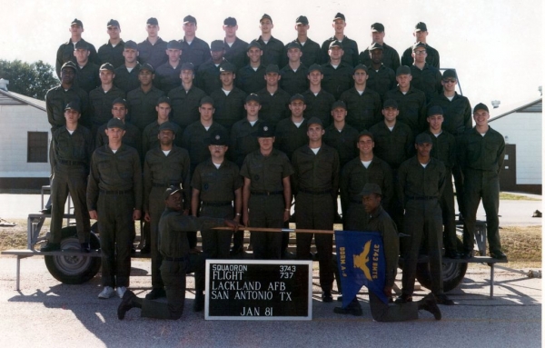 1981,LacklandAFB,Squadron 3743, Flight 737