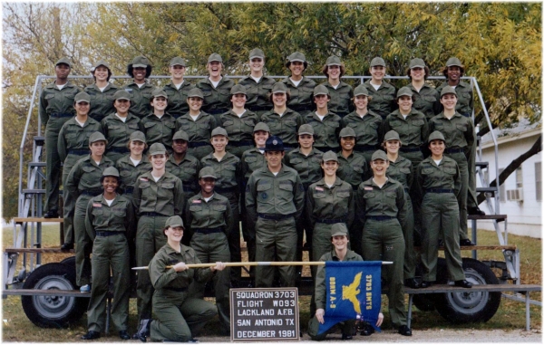 1981,Lackland AFB,Squadron 3703,Flight W093