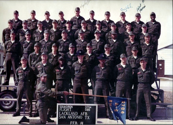 1981,Lackland AFB,Squadron 3704,Flight 086