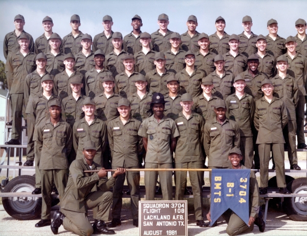 1981,Lackland AFB,Squadron 3704,Flight 108